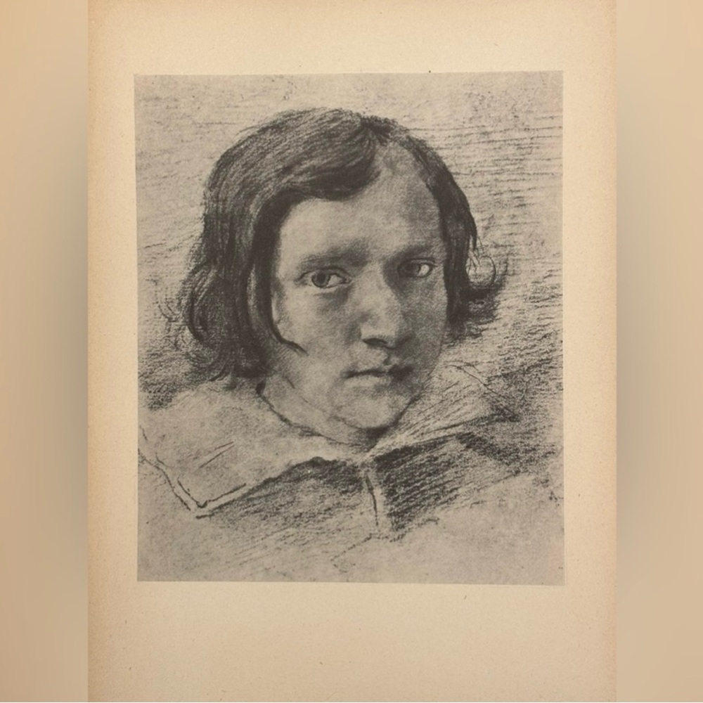 CHILD Giovanni Gian Lorenzo Bernini Fine Art Print Antique Original Vintage 40’s